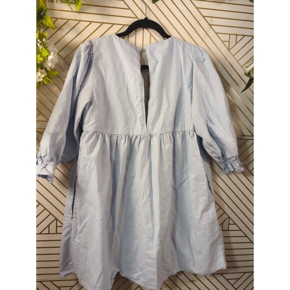 ARITIZIA SUNDAY BEST Women's Xenia Dress Romper Light Blue Size Small READ - Picture 6 of 9
